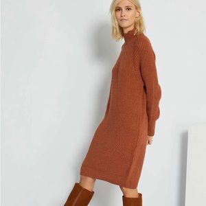 Kiabi Chunky Knit Mockneck Dress XL